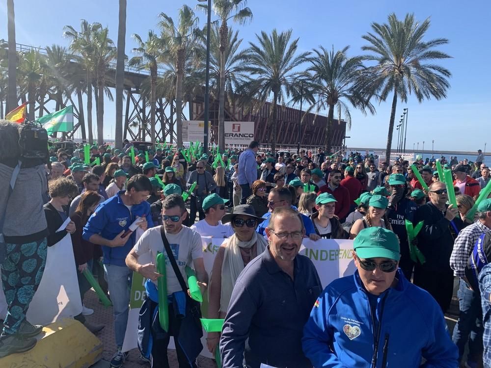 Gran éxito de convocatoria de la Unión de Agricultores Independientes en la capital almeriense