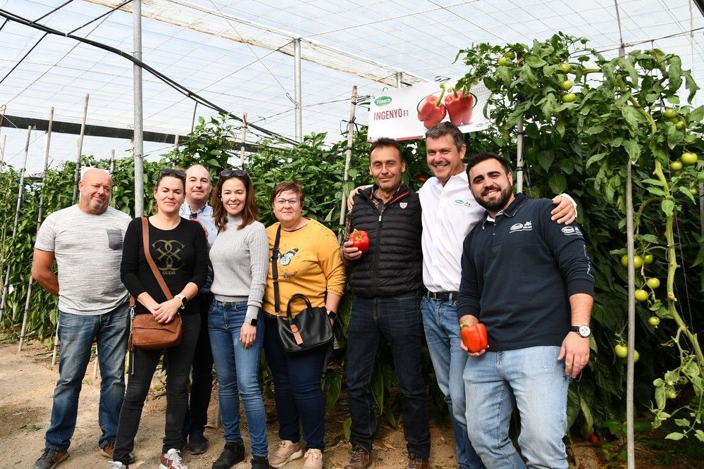 Cientos de agricultores conocen las característias de Ingenyo F1 en Adra