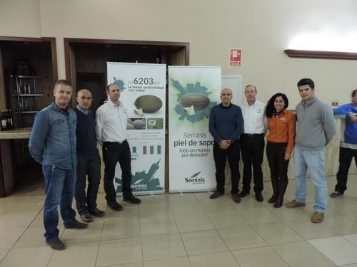 Seminis muestra a los agricultores su melón piel de sapo SV6203MP