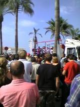 Comienza la manifestación agrícola en El Palmeral de Almería con más de 4.000 agricultores