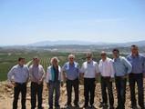 El delegado de Agricultura y Pesca visita unas explotaciones de cítricos en Cuevas del Almanzora