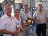 El delegado de Agricultura anima a Alimentaria Andarax en sus planes de expansión para el gazpacho Solfrío
