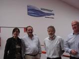 El delegado de Agricultura visita ‘Keepfresh’, la fabricante almeriense del papel que retrasa la maduración de frutas y hortalizas