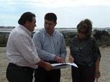 Asaja y el concejal de Agricultura de El Ejido visitan los solares cedidos por la Junta de Andalucía para el acopio de restos agrícolas