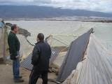 Coag-Almería visita varios invernaderos afectados por los dos tornados