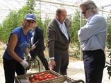 El delegado de Agricultura visita la finca Las Cuerdas, en el barrio almeriense de Cuevas de los Medinas