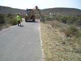 El Ayuntamiento de Almería invierte 34.000 euros en la mejora y limpieza de más de 13.200 metros de caminos rurales