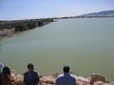 Los niveles de agua de la balsa del Sapo descienden más de 2,10 metros desde mediados de febrero