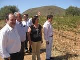 La Junta estudia las ayudas y la financiación para reconstituir los cultivos dañados por el granizo en Laujar de Andarax