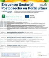 TECNOVA acoge el Encuentro Sectorial Postcosecha en Horticultura