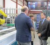 El secretario general de Economía visita la empresa Alhóndiga La Unión, reciente ganadora de los Premios Alas