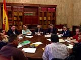 Reunión entre el subdelegado del Gobierno y las organizaciones agrarias sobre el trabajo de la Inspección en el sector agrícola