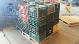 Desarticulado un grupo criminal dedicado a la venta de productos hortofrutícolas robados en campos de Málaga, Granada y Almería