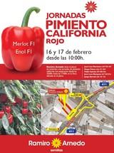 Ramiro Arnedo mostrará sus California rojo Enol F1 y Merlot F1 los días 16 y 17 de febrero