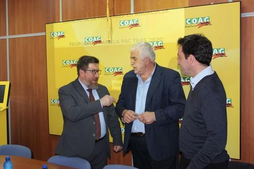Sánchez Haro se reúne con COAG para conocer sus inquietudes y propuestas ante la reforma de la PAC