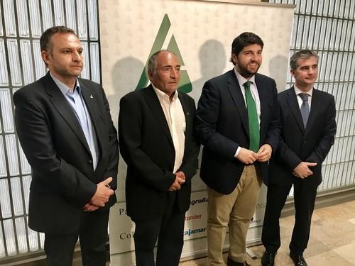  López Miras defiende las ayudas de la PAC y se compromete a seguir luchando para que se mantenga el presupuesto europeo