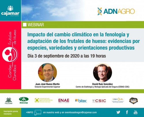 Webinar - Impacto del cambio climático en la fenología y adaptación de los frutales de hueso