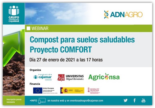 El taller sobre el 'Proyecto COMFORT' dará a conocer los resultados obtenidos en los procesos de compostaje a pequeña y gran escala