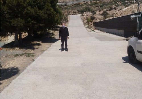El plan de pavimentación de 11 vías agrícolas de Vícar se encuentra ejecutado ya al 60%