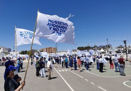 La Mesa del Agua de Almería señala que los regantes del Almanzora pierden un 30% de agua tras el cambio de reglas en el trasvase Tajo-Segura aprobado por el Gobierno