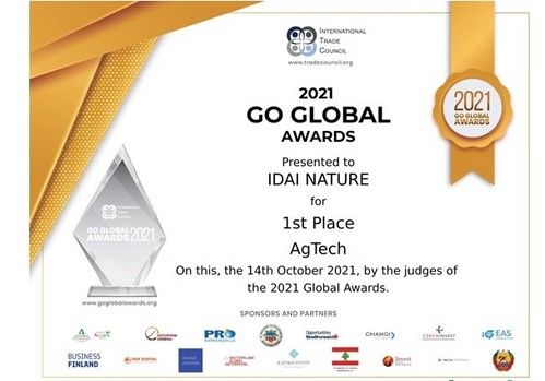 Idai Nature, elegida mejor empresa AgriTech por el International Trade Council (Washington DC)
