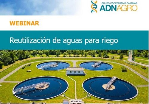 Webinar sobre la reutilización de aguas para riego el 3 de febrero