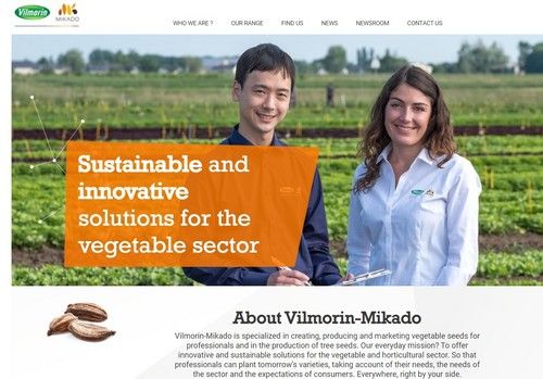 Vilmorin-Mikado presenta su sitio web institucional: www.vilmorinmikado.com