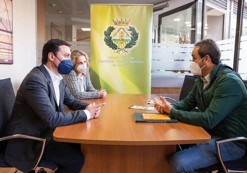 Diputación y el Colegio de Ingenieros Técnicos Agrícolas estudian acciones para atender las necesidades del campo almeriense