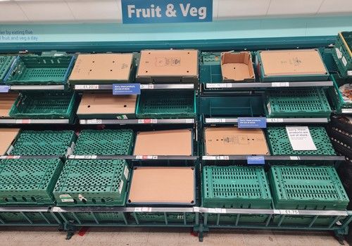 El Brexit y las condiciones climáticas que merman la producción en Almería dejan sin frutas y hortalizas al Reino Unido