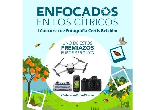 Certis Belchim organiza el I Concurso de fotografía #EnfocadosEnLosCítricos para poner en valor la Biodiversidad en el campo
