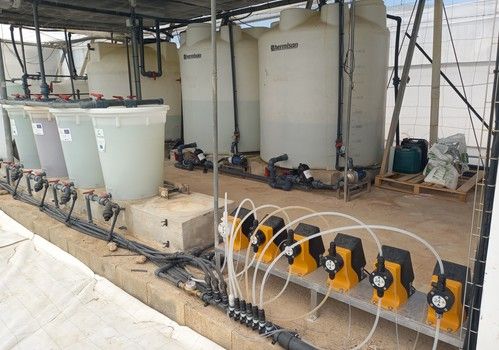 Fertirrigación con dosificadores en Almería