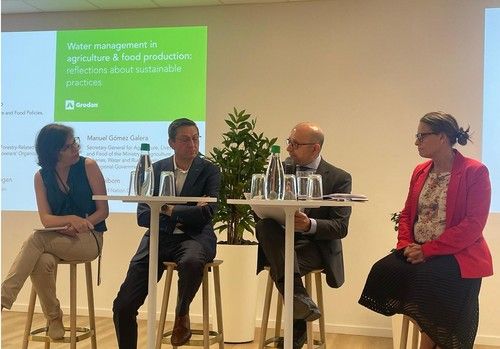 La Consejería de Agricultura expone en Bruselas el modelo andaluz de gestión del agua en los cultivos