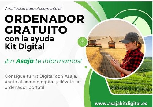 ASAJA promueve la digitalización en agricultura y ganadería con el Programa Kit Digital