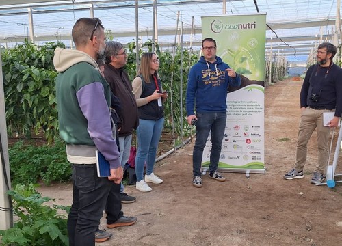 Los técnicos del proyecto Climate Smart Advisors visitan explotaciones agrícolas de Almería climáticamente inteligentes