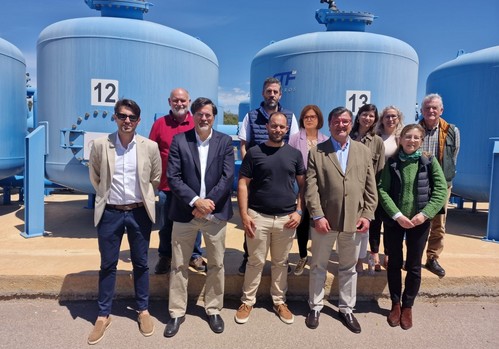 La Comisión Ejecutiva de ASEMPAL visita la Comunidad de Regantes Las Cuatro Vegas, referente en reutilización de aguas regeneradas para uso agrícola