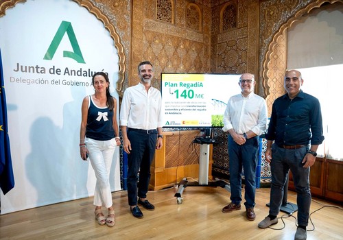 Los agricultores andaluces contarán con 140 M€ para modernizar sus infraestructuras con el Plan RegadíA