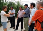 Un grupo de empresarios chilenos visita la provincia para conocer el 'modelo agrícola almeriense'