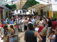 Los organizadores de la primera edición de la feria de agricultura ecológica de Laujar satisfechos por la gran afluencia de público
