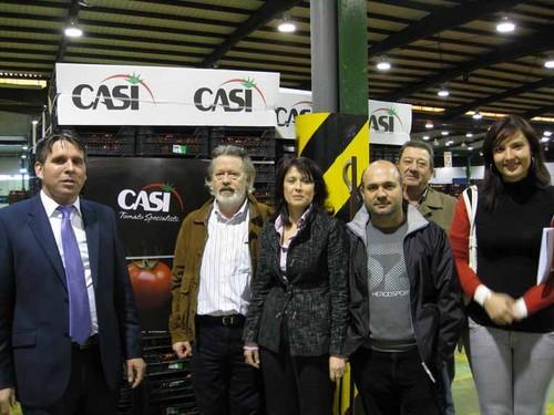 El delegado de Agricultura y Pesca se reúne con el nuevo consejo rector de la cooperativa CASI