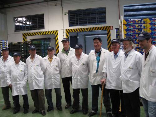 El delegado de Agricultura visita las instalaciones de la sociedad agraria de transformación, Canalex