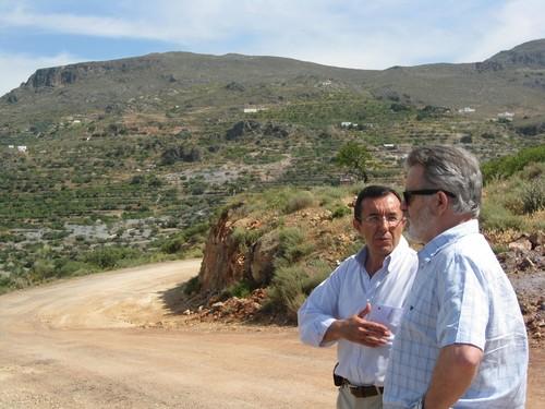 La Junta subvenciona las obras de mejora de siete caminos rurales en Felix y Balanegra