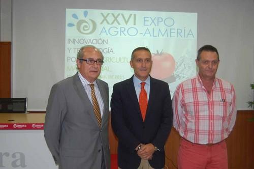 El presidente de Expo Agro-Almería destaca  el reposicionamiento de la feria como referente internacional del sector