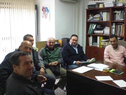 Asaja y REGA-Almería se reúnen con el presidente de Sol y Arena para conocer el estado de la deuda con Cajamar