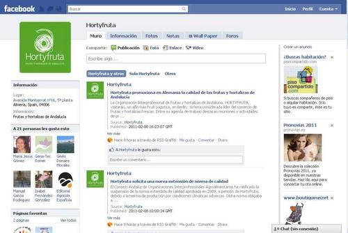 Hortyfruta, ahora también en Facebook