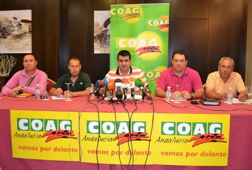 COAG denuncia que el Consorcio Municipal Verdia está sancionando injustificadamente a los agricultores del Poniente