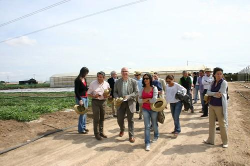 Representantes de Proexport y Fepex visitan el centro de I+D de Syngenta en Torrepacheco