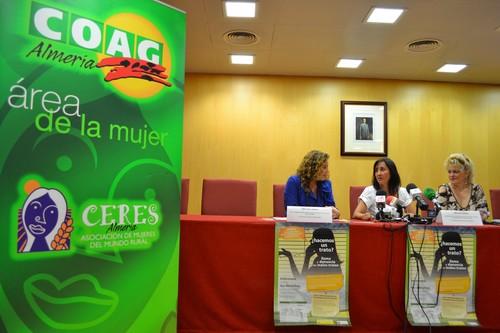 COAG y CERES Almería pioneros en Andalucía en presentar y poner en marcha una campaña para prevenir los malos tratos en el ámbito rural
