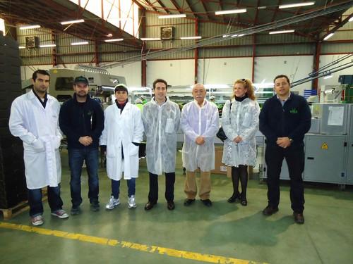 El diputado de Agricultura se interesa por el sector agrícola de Pechina