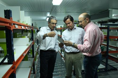 El alcalde y el edil de Agricultura ejidenses visitan el centro de investigación de Enza Zaden