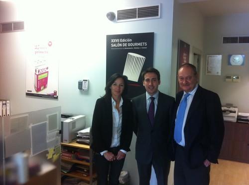 Diputación analiza la promoción permanente de los productos de la provincia en Madrid